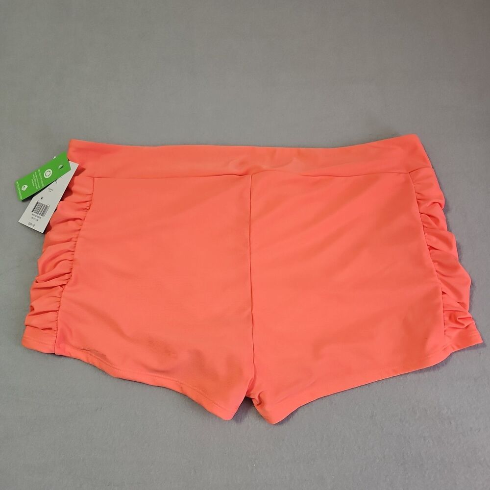 Coral Ocean + Coast Women's High Waist Swim Shorts Sz XXL NWT